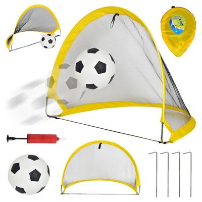 Kinderspielzeug-Set, tragbares Fußballtornetz, zusammenklappbares Outdoor-Trainingsnetz, interaktives Spielzeug-Tornetz, Kinder, Kleinkinder, Spielgeschenke