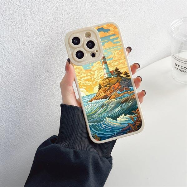 Sunrise Scenery Phone Case For iPhone 15 14 Plus Pro Max 13 12 11 Pro Max XR X XS 7 8 Plus Gorgeous Mountain River Soft Covers