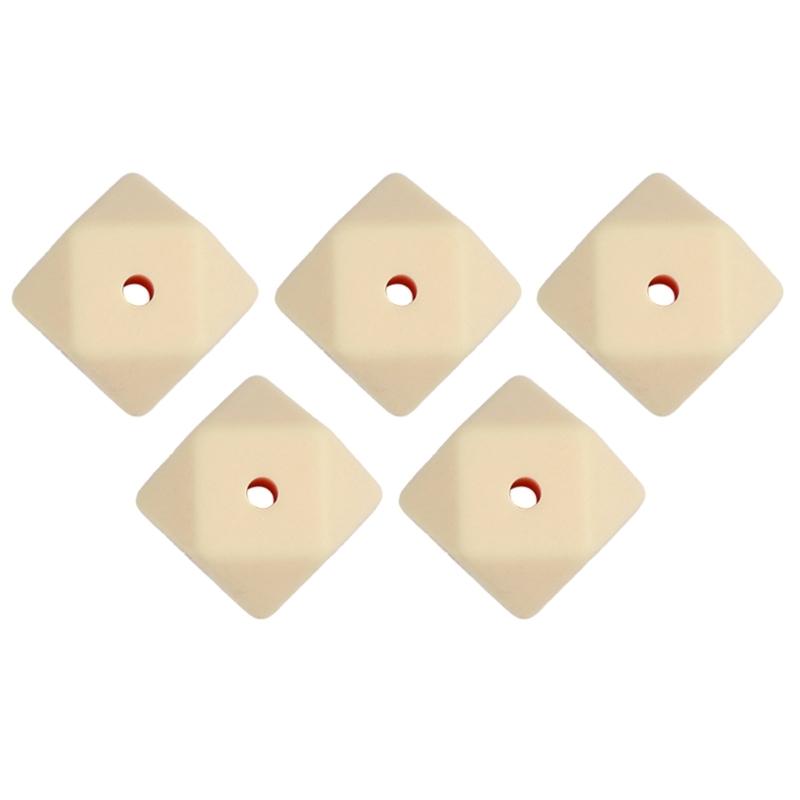 20Pcs Geometric Resin Beads 14mm Octagonal Spacer Beads Octagonal Beads Craft Bead for Bracelet Necklace Jewelry Making
