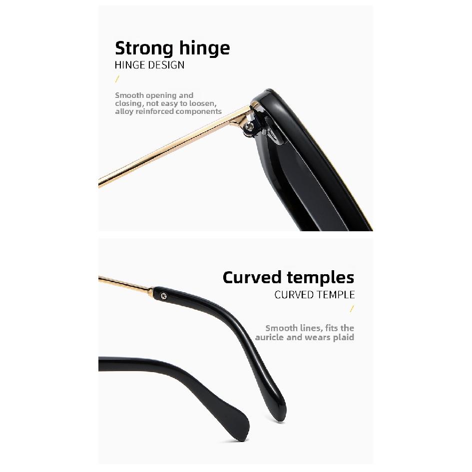 Women's Polarized Sunglasses, European and American Trendy, Unique Retro Sunglasses for Driving, Sunshade, Light Luxury Style
