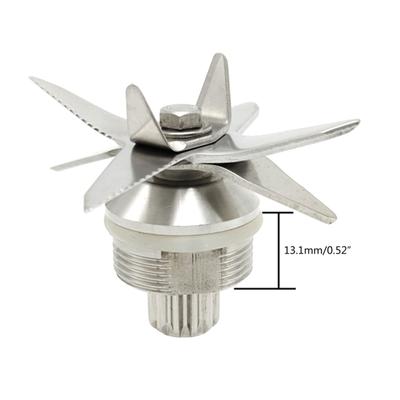 Kitchen Supplies Stainless Steel Blender Blade Head with Wrench Tool Environmentally Friendly Blender Accessories