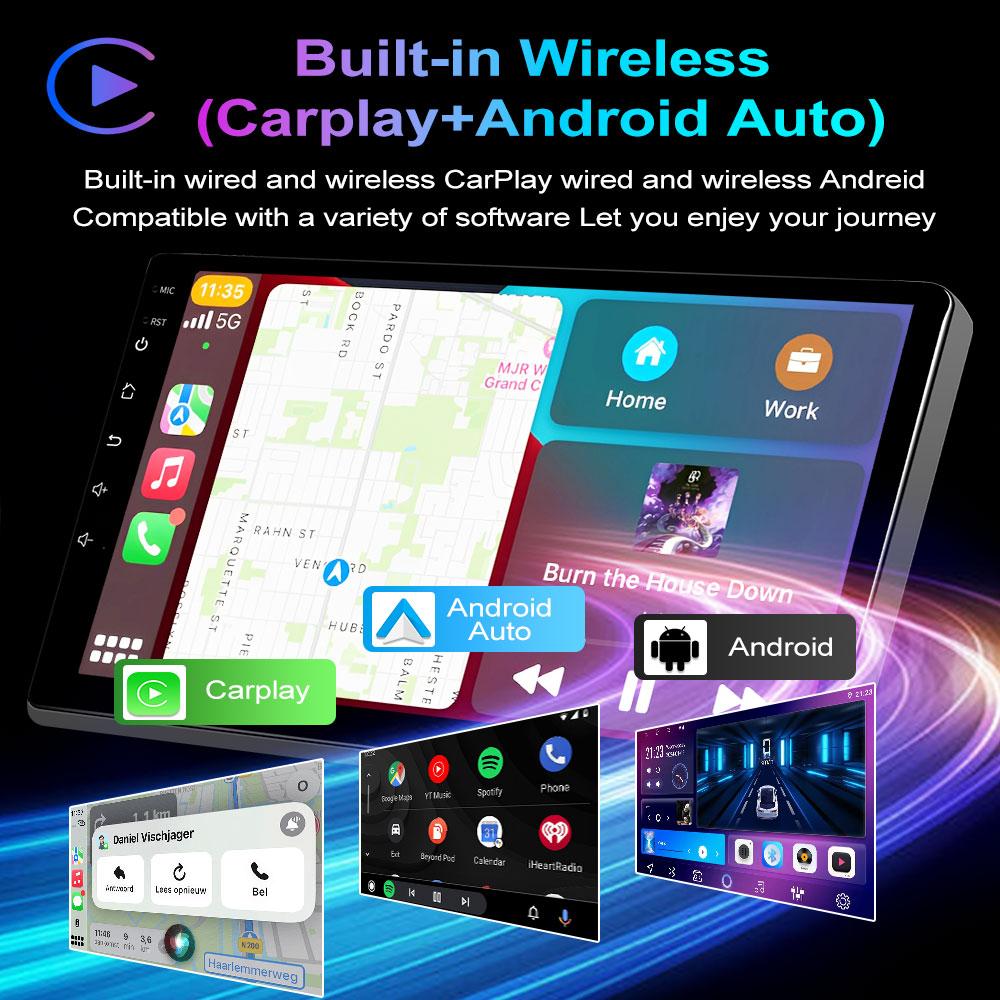 Android 16 For Ford Focus 2 3 Mk2 Mk3 2004 2005 2006 2007 - 2011 Car Radio Navigation Multimedia Player WIFI+4G GPS Carplay Auto