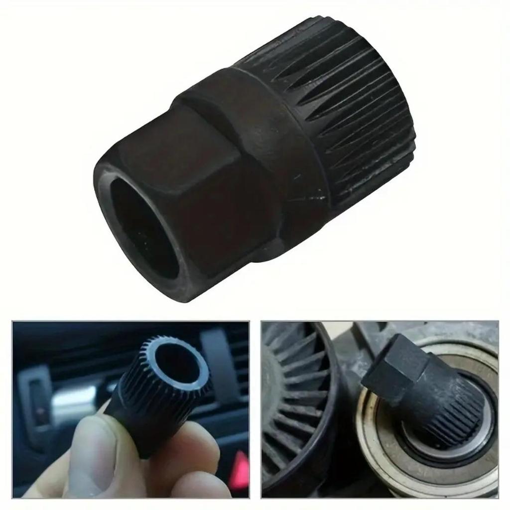 33 Teeth Hexagon Generator Pulley Removal Tool Alternator Clutch Free Wheel Pulley Disassembly Tool Accessories