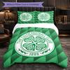 Celtic FC 3 Piece Bedding Set Soft Duvet Cover Set with Pillowcases Printed Bedroom Decor Set for Home