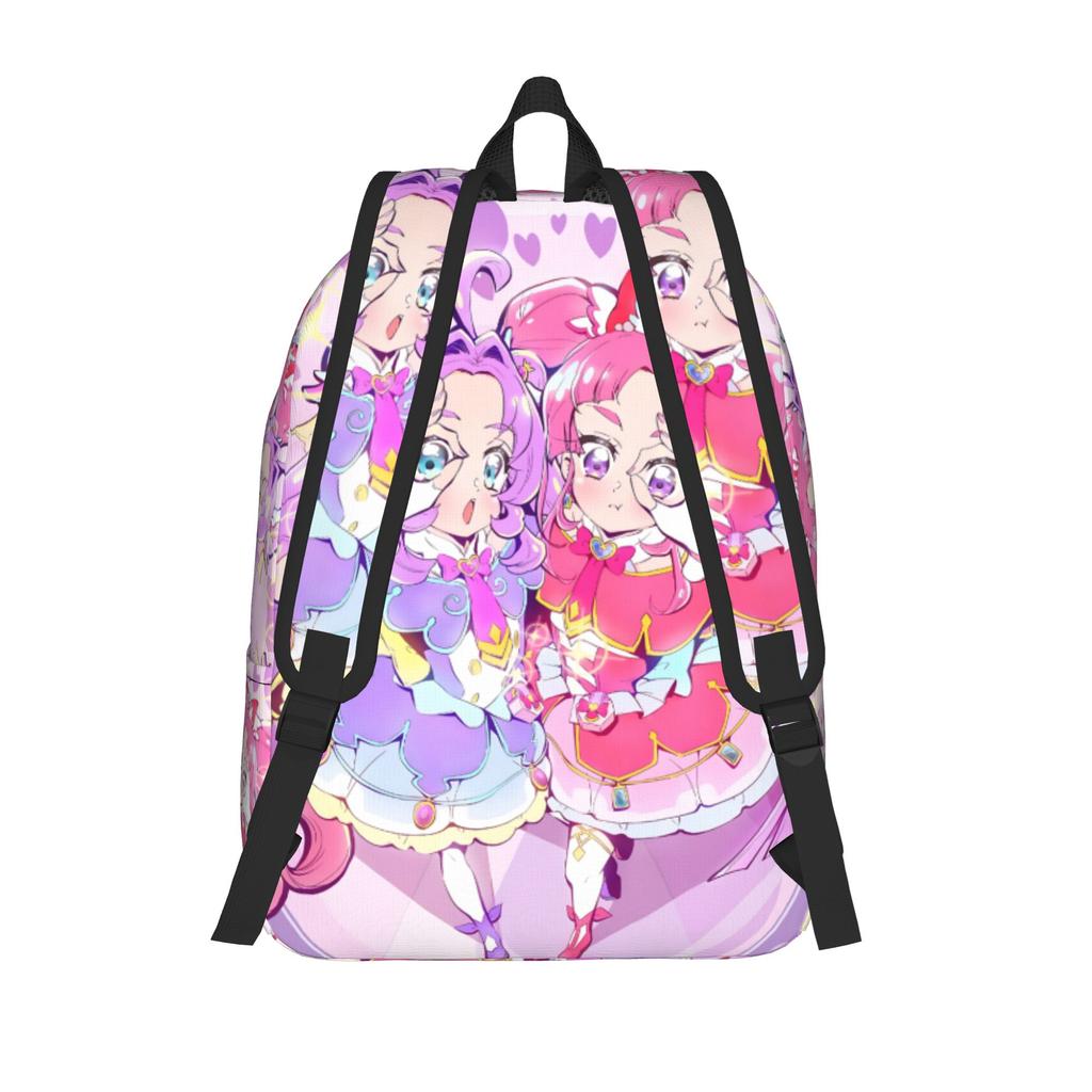 Fashion Pretty Cure Backpack  Mochilas Daily High School Retro Washable Rucksack