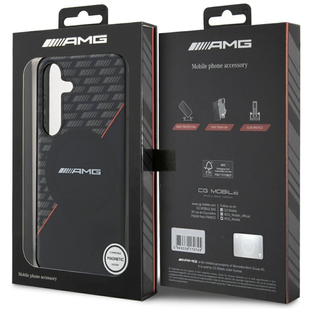 Etui Do Samsung Galaxy S25 AMG MagSafe Double Layer Czarne