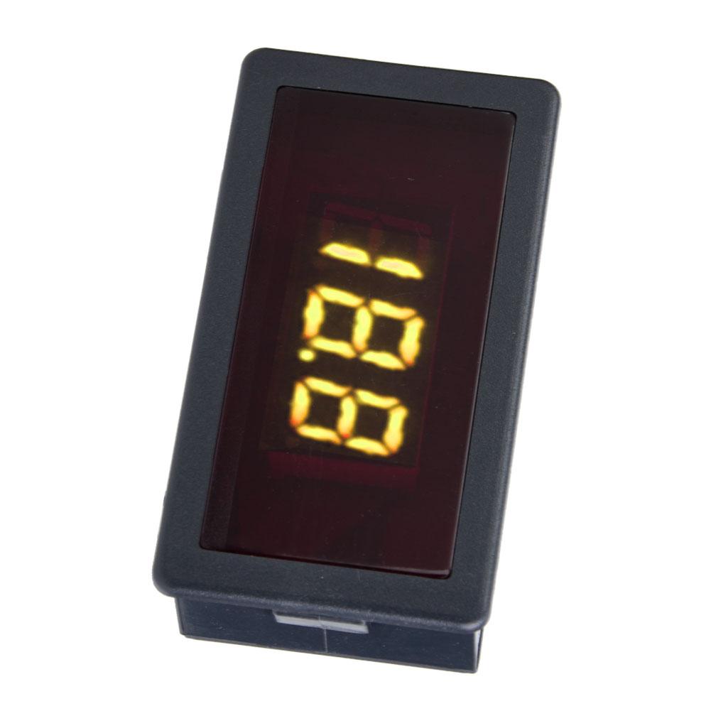 1pc Digital 0.56  LED Display Voltmeter AC Voltage Meter Panel 70 380V (Yellow Digit)