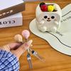 Ceramic Fruit Fork Holder with Picks