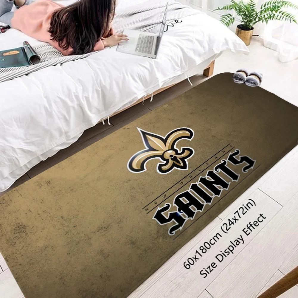 Floor Mat for Kitchen Carpet for Home Entrance New OrleanS SaintS Living Room Mat Outdoor Doormat Entrance Door Custom Cute Rug