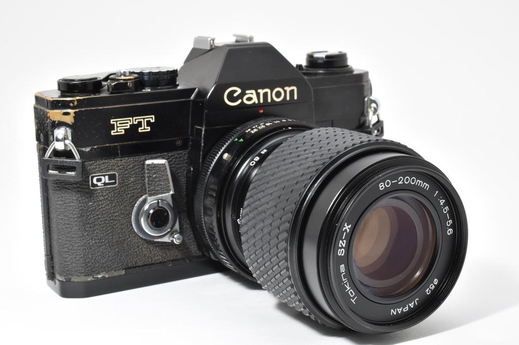 [USED] Rare Canon FT QL Black SLR Film Camera W. FL 50mm F/1.4, Near Mint, From JAPAN