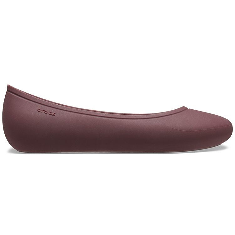 Crocs Comfortable Lightweight Versatile Flat Casual Shoes Women Shoes Deep-Purple 209384-6WD