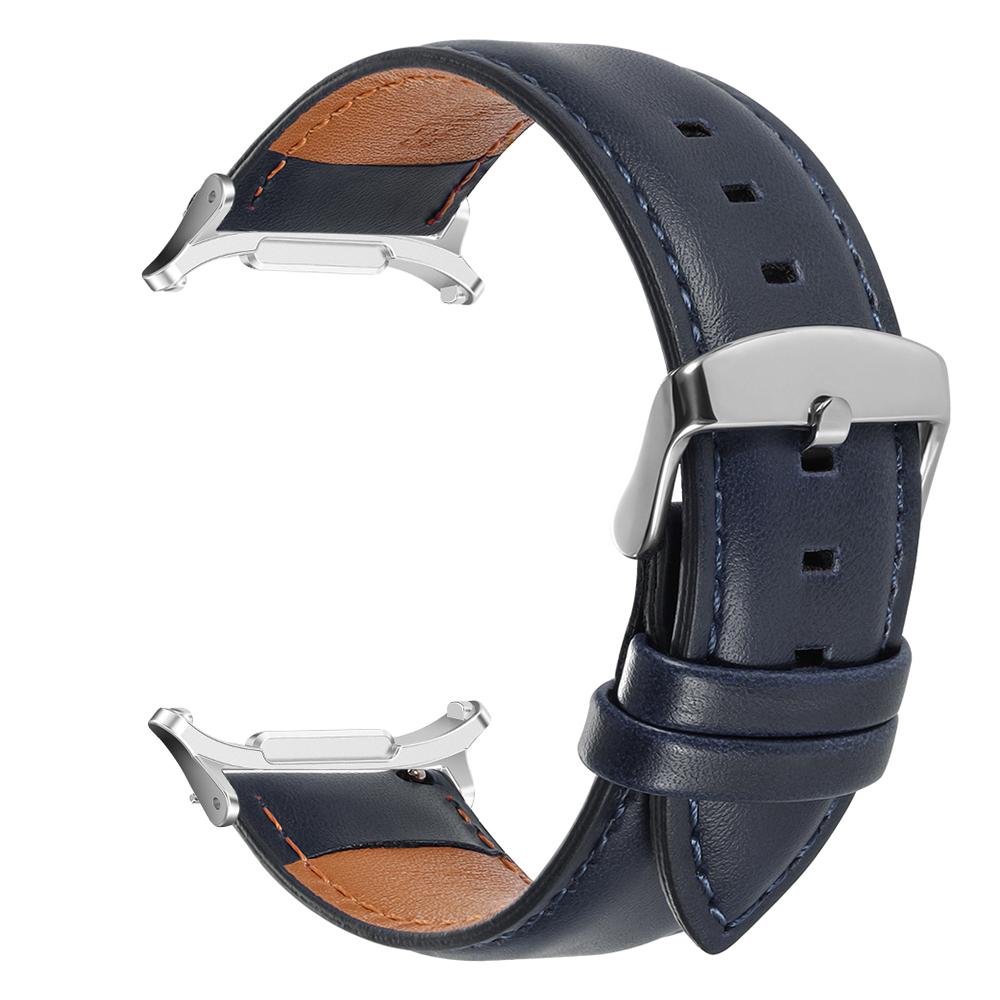 Cowhide Watch Band for Samsung Galaxy Watch Ultra 47mm No Gap Strap for Galaxy Watch 7 47mm for Men Women Soft Busines Bracelet