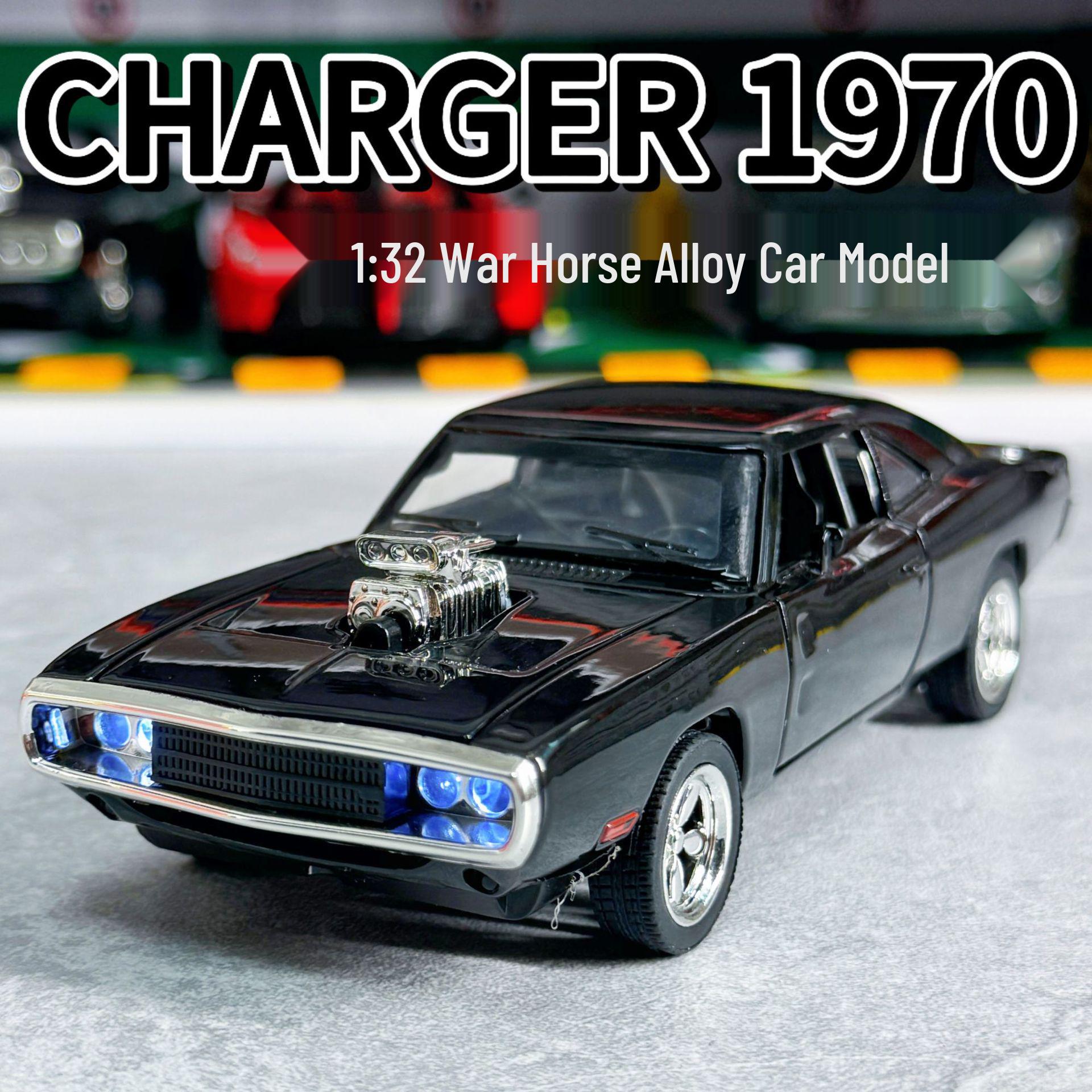 

Цзиюань 1:32 Dodge Charger Классическая Сплавная Модель: Игрушечный маслкар из Форсажа