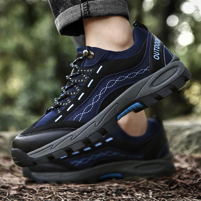 Summer Men Casual Sneakers Breathable Mesh Shoes Mens Non-Slip Outdoor Hiking Shoes Mens Climbing Trekking Shoes Zapatos Hombre