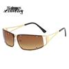 2024 Y2K Hollow Metal Sunglasses for Women - European & American Hot Girl Disco Party Fashion