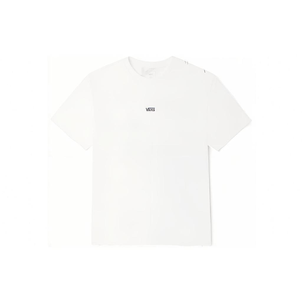 Vans T Shirts Unisex White Crew Neck Moderate Straight Fit VN0A5F2RWHT