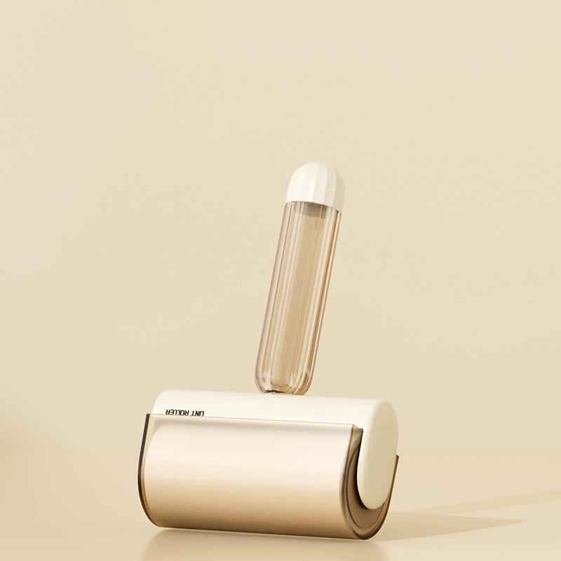 Type Tearable Roll Paper Hairs Sticky Roller Dust Pet Hair Remover Brush Clothes Carpet Lint Cleaning Replaceable Core
