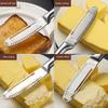 Nůž na máslo 3v1 Nůž na máslo z nerezové oceli Sýrový dezert Nátěr na džem Škrabka na chléb Štípač na máslo