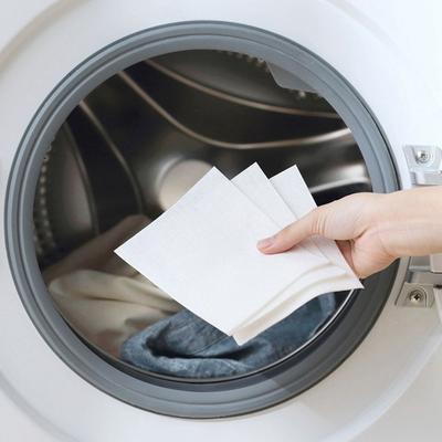 Washing Machine Use Cleaning Supplies Laundry Papers Color Catcher Sheet Color Absorption Sheet