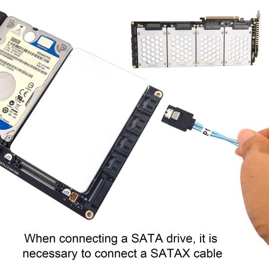 

U.2 Dual Disk Adapter Card with LED Indicator Light