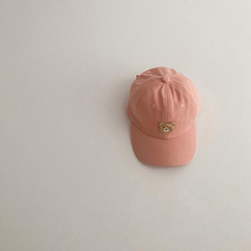 Cute Bear Baby Baseball Cap Spring Autumn Baby Boy Girl Adjustable Visor Hat Outdoor Toddler Kids Sun Caps Baby Accessories