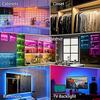 Rgb Ambient Sensor Light - Rechargeable Magnetic Wall Lamp Mood Ambient Light For Cabinet Hallway Stair