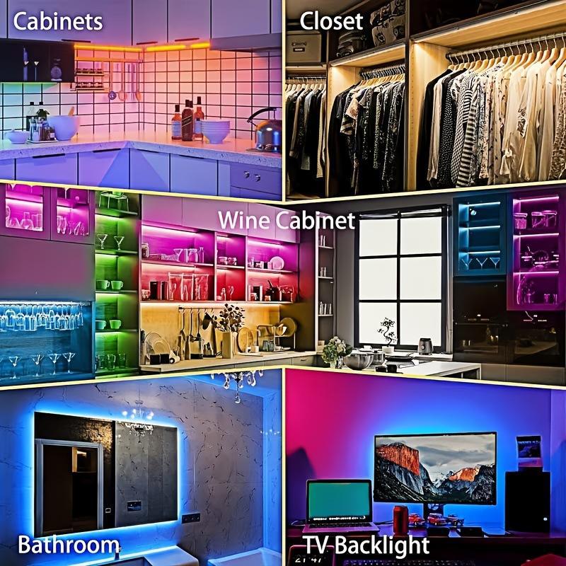 Rgb Ambient Sensor Light - Rechargeable Magnetic Wall Lamp Mood Ambient Light For Cabinet Hallway Stair