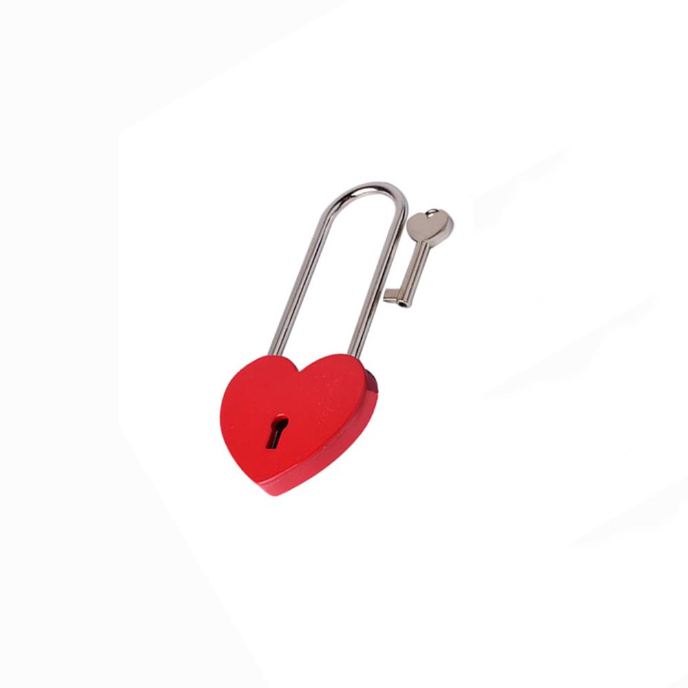 Lock With Key Mini Lock Love Lock Metal Metal Heart Padlock For Valentine's Day Gift Souvenir Anniversary Present