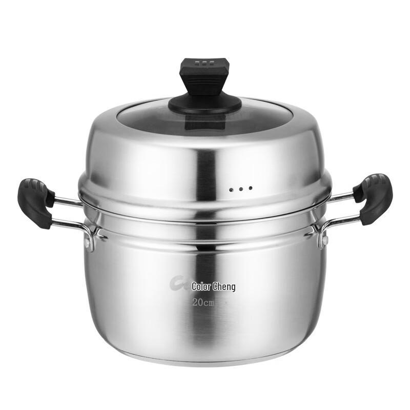 ZISIZ Stainless Steel Multi-Layer Steamer Pot