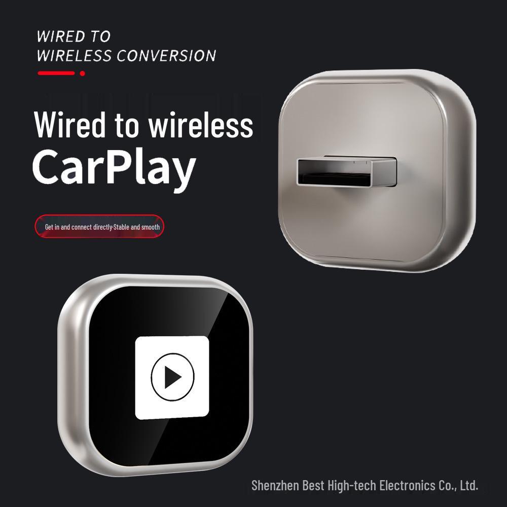 2-in-1 Wireless CarPlay & Android Auto Adapter: Wired to Wireless Conversion for Car Systems