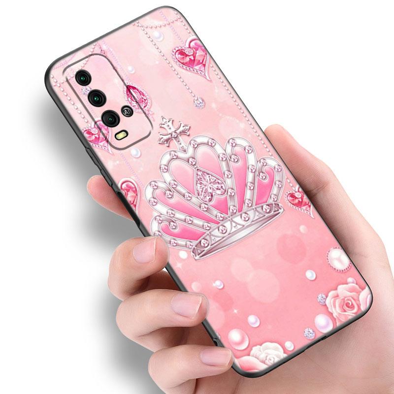 Husă Telefon Diamant Cristal Pentru Xiaomi Redmi Note 5 6 9T K20 K40 K50 Pro 7A 8A 9A 9C 9i 10A 10C A1 S2 Husă Moale TPU Negru