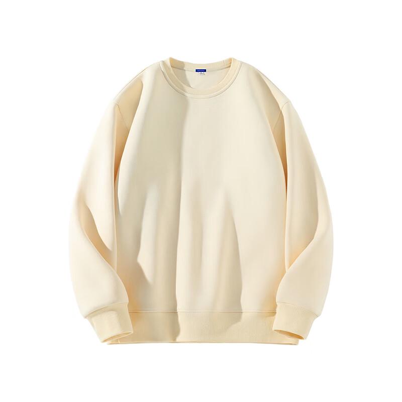 MARK FAIRWHALE Men's Retro Heavyweight Letter Print Crewneck Sweatshirt