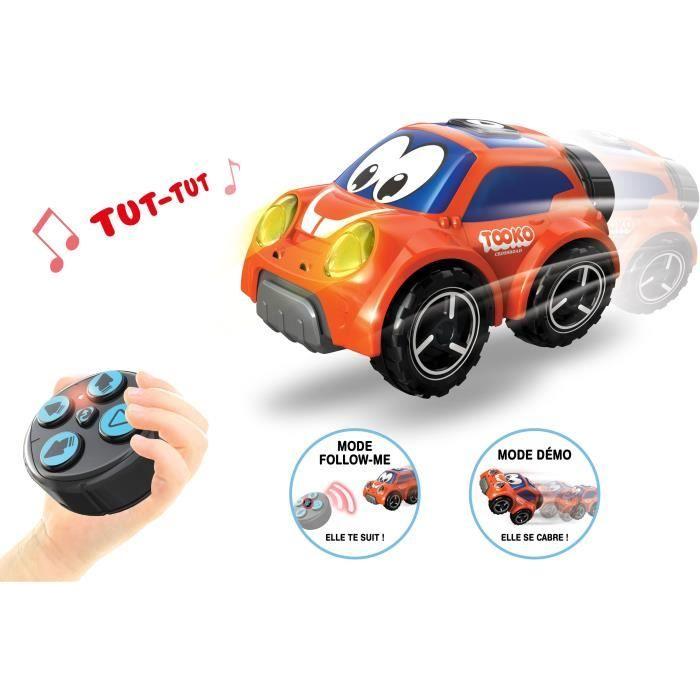 Voiture Télécommandée TOOKO Junior Follow me - Dès 2 ans - Batterie - Multicolore