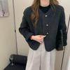 2026 Autumn/Winter Women's Short Coat: New Macaron Color Series, Fashionable Round Neck Design