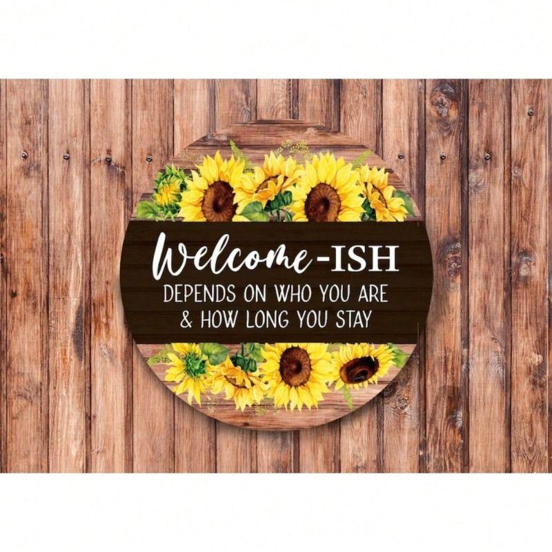 Decorative Metal Wall Art Sign 20x20 Cm Retro Tin Poster
