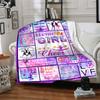 Cheerleading Theme Home Customize Your Name Blankets Comfortable Soft Lightweight Allseason Multipurpose Blanket For Picnics Sofas Offices Beds Living
