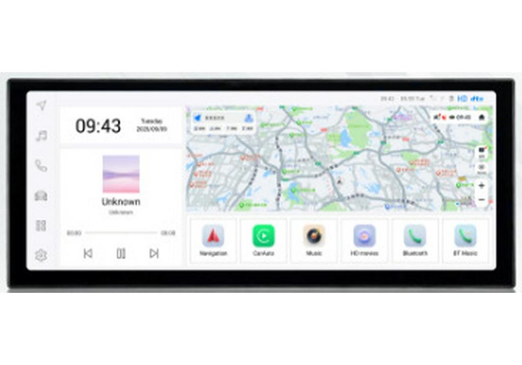 Wireless CarPlay for Qualcomm G6-Lirk Android: Large Screen Car Navigation & Headrest Display
