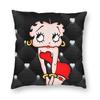 Cute B-Bettys Boops Luxury Pillowcase Double-Sided Printing Fabric Cushion Cover Decor Pillow Case Cover Home Square 40X40Cm