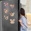 6Pcs The Combined Set Series Diamond Art Fridge Magnet Diamond Painting Refrigerator Magnet DIY Fridge Stickers for Fridge Whiteboards