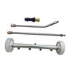 Pressure Washer Undercarriage Cleaner Car Wash Water Broom with 2 Extension Rods Efficient Heavy