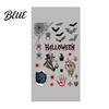 Static Cling Decals Halloween Electrostatic Glass Stickers Skull Demon Blood Handprints Bats Scary Window Outdoor Sticker Clings Spooky Stickers for