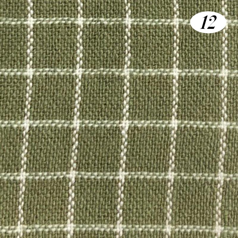 100x140cm Cotton Yarn Dyed Fabric Soft Breathable Wash Cloth Plaid Fabric For Diy Sewing Dress Bedding Home Textile Material