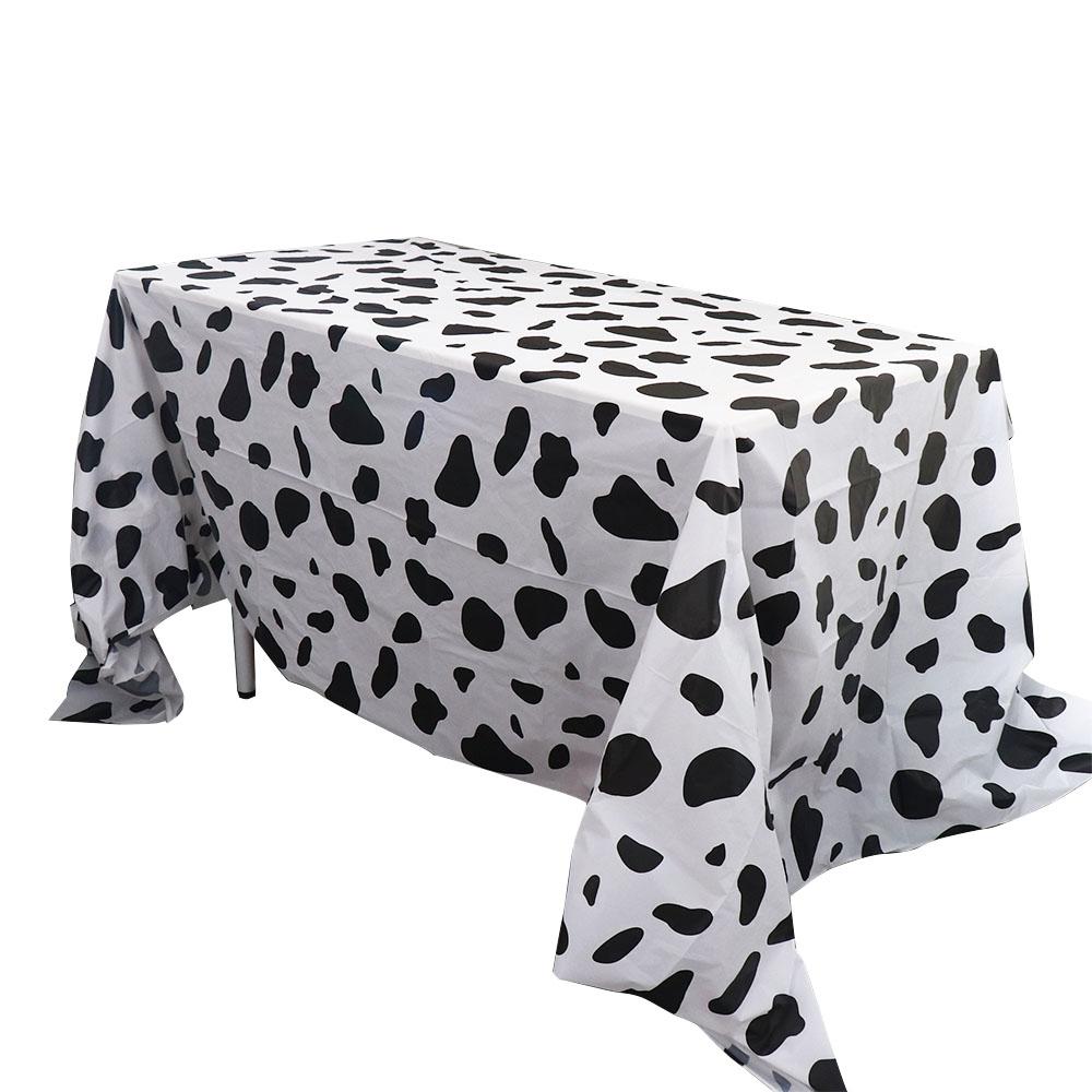 Disposable Cow Print Tablecloth Picnic Cloth Table Decorative Cloth  Birthday/weeding Party