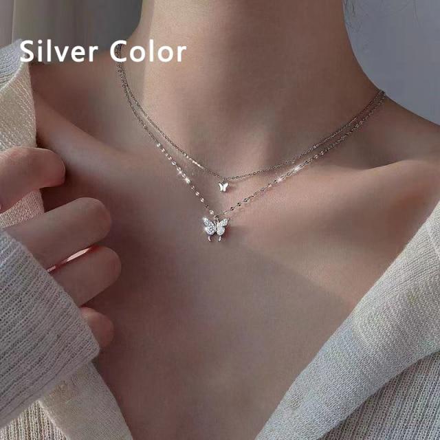 Jemné perlové květinové mašličkové choker náhrdelníky Dlouhý řetízek s přívěskem perlového srdce ve zlatém tónu Náhrdelníky s přívěskem mince Pro stylové šperky Ženy Elegantní Květinové náhrdelníky