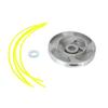 1Pcs Aluminum Grass Trimmer Head Replacement Parts With 4 Lines Brush Cutting Head Mower Accessories For Lawn