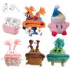 Crochet Cartoon Earbud Case for AirPods 1/2/3/4 for AirPods Pro 36925 Bluetooth-compatible Wireless Earphone Charging Case Cover Headphone Protective