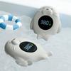 ABWR-Babybadethermometer mit LED-Anzeige, Wasserdicht, Temperaturwarnfunktion enthalten
