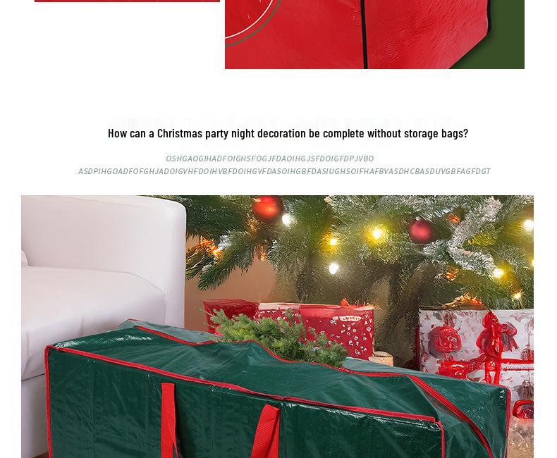 Waterproof & Moisture-Proof Christmas Tree Storage Bag for 7-9ft Artificial Trees