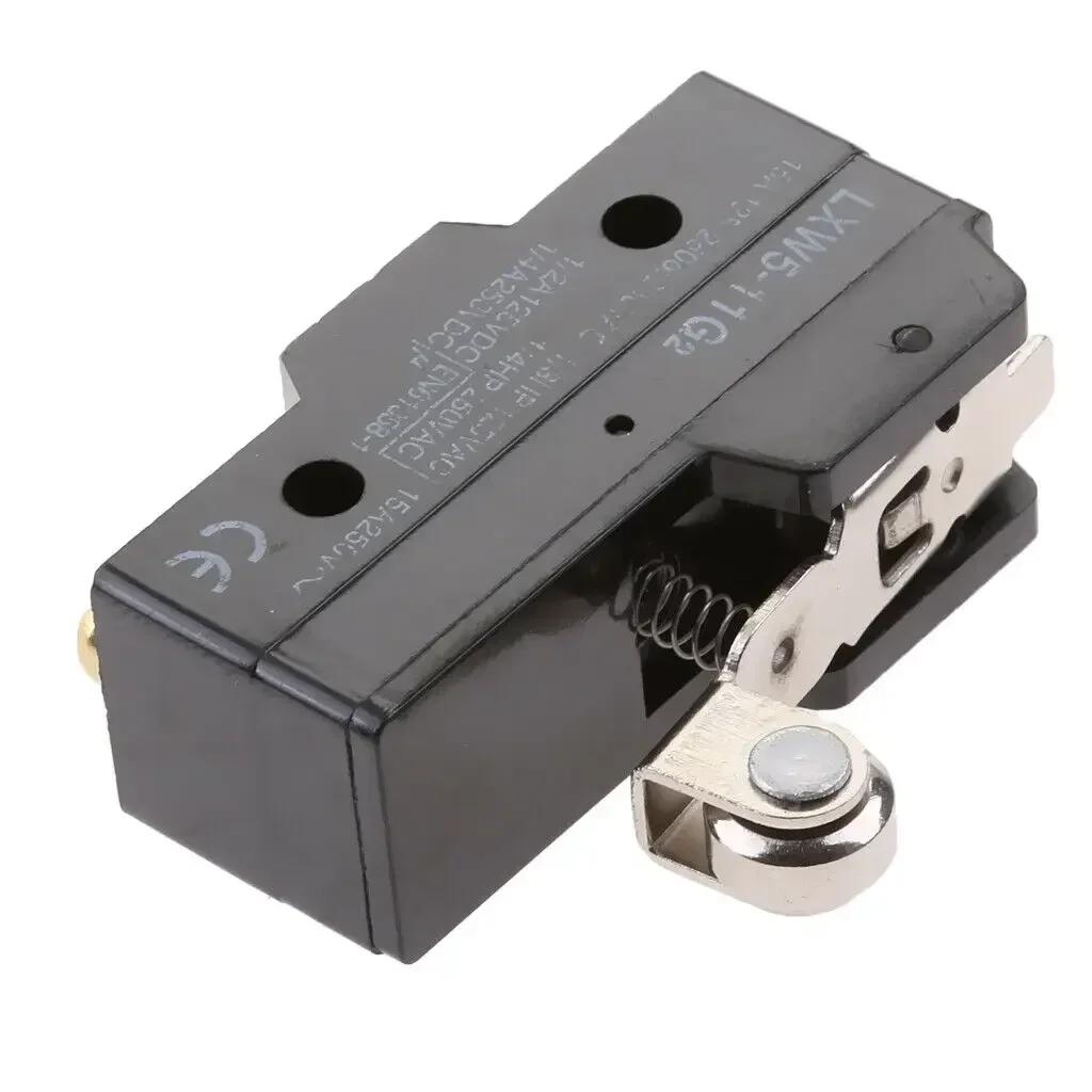 Interrupteur de fin de course pour LXW5-11G2 Levier à rouleau SPDT 1O1F Instantané Micro AC 250V/DC 220V Interrupteur de fin de course mécanique