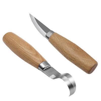 Řezbářský nůž Dláto Hák Nůž Řezbářské nástroje Ergonomická lžíce na opracování dřeva Odolná Pokřivená Začátečníci Sochařský Profesionál